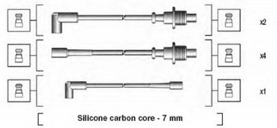 MAGNETI MARELLI 941135100699 -  Комплект проводов зажигания